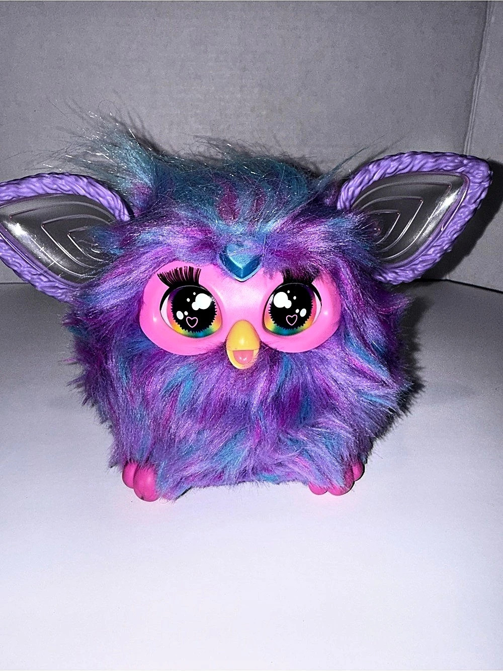 Hasbro Furby 2023 Interactive Plush Toy (Purple) & Blue
